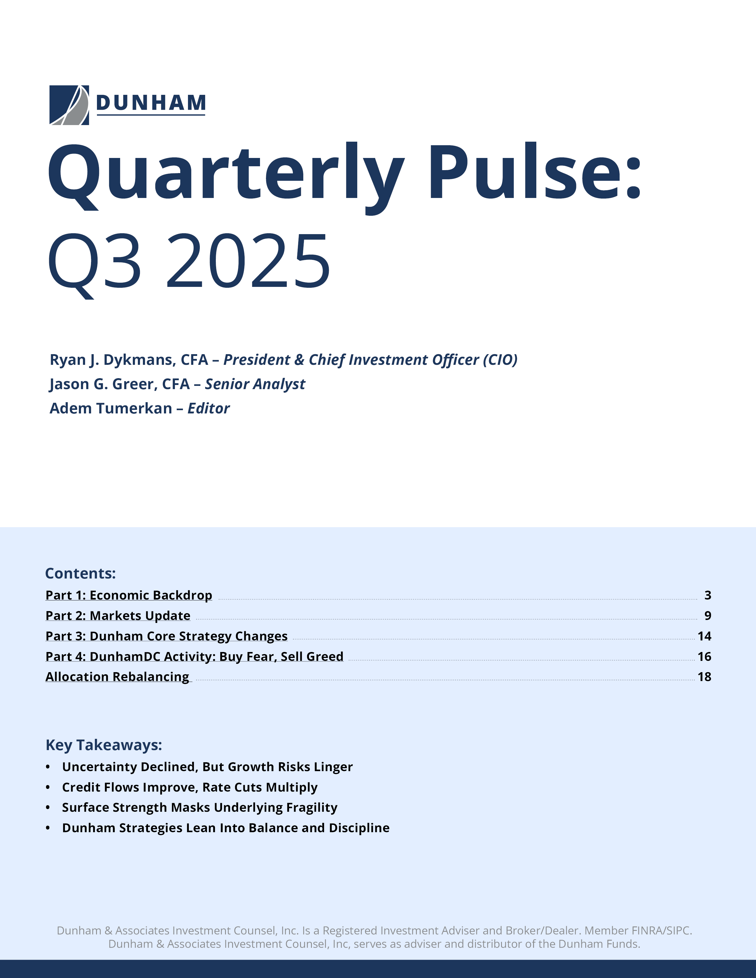 Quarterly Pulse Q325